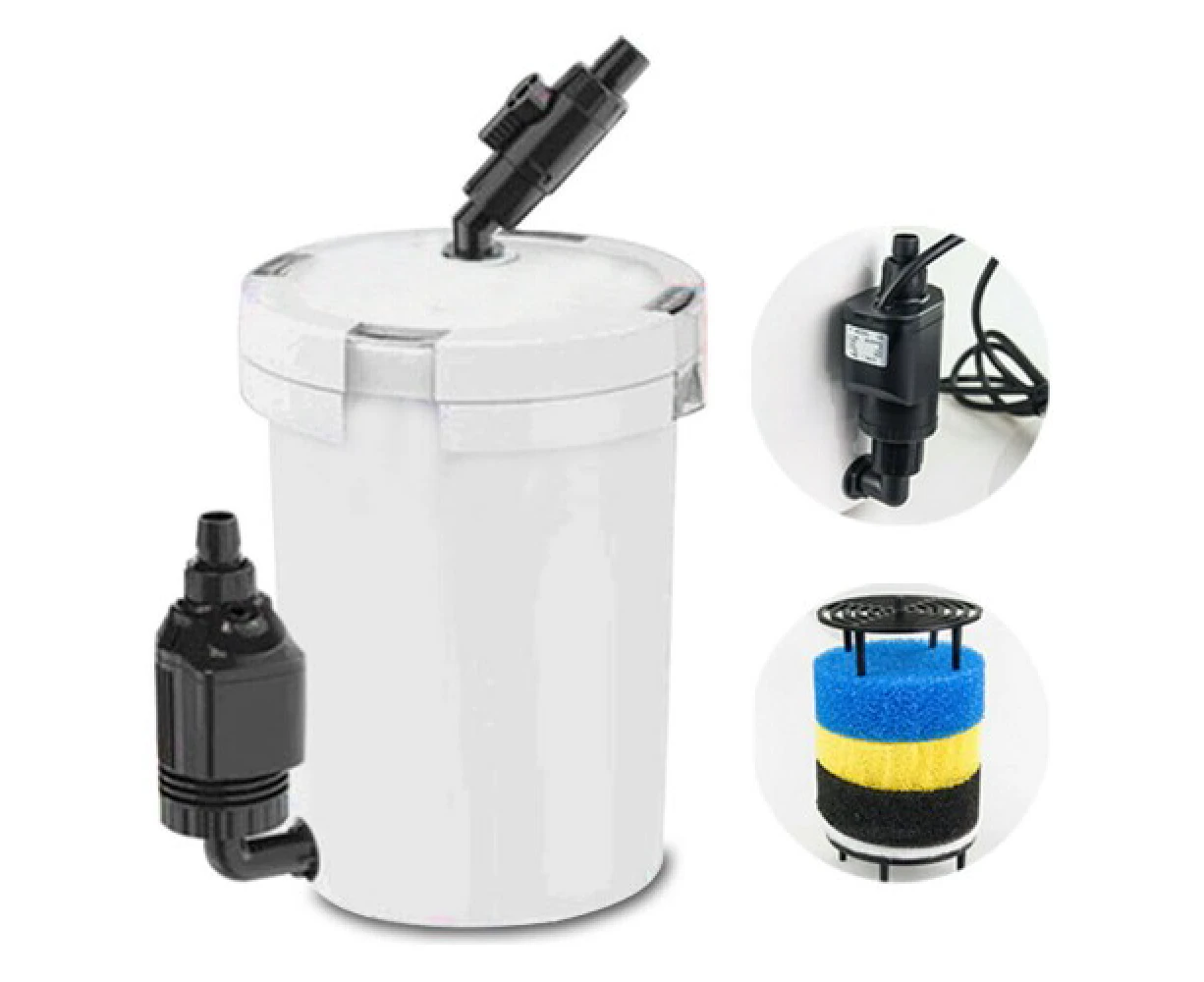 SUNSUN 800L/H external canister filter/pump for aquarium complete set