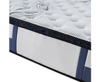 King Mattress Latex Pillow Top Pocket Spring Foam Medium Firm