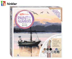 Hinkler Art Maker Paint By Numbers Canvas: Evening Mooring