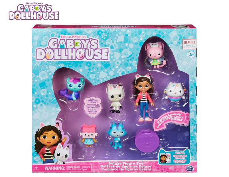 Gabby's Dollhouse 9-Piece Deluxe Figure Set
