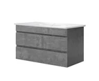 Cefito Vanity Unit 915mm with Basin Grey