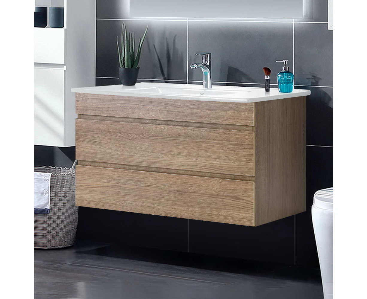 Cefito Vanity Unit 915mm with Basin Oak