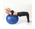 Zen Flex Fitness PVC Yoga Exercise Ball - Blue - Large