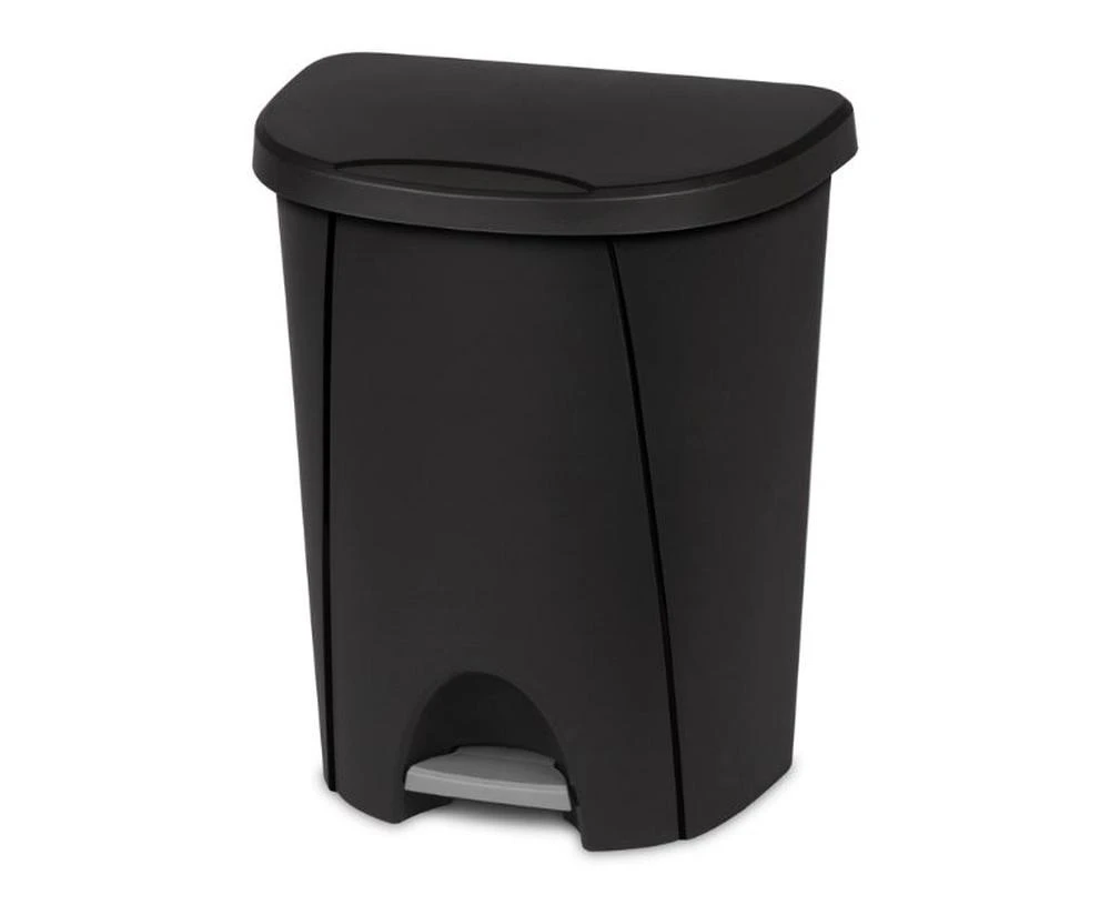 Step On Tidy Wastebasket (Black) - 25L