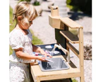 Lifespan Kids Ramsey Outdoor Play Kitchen - Natural/Black/White