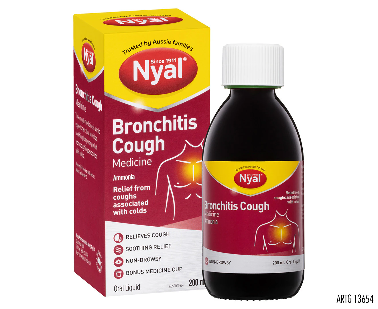 Nyal Bronchitis Cough Medicine Oral Liquid 200mL