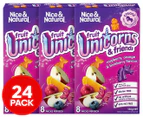 3 x 8pk Nice & Natural Fruit Unicorns & Friends Raspberry, Orange & Blueberry 136g