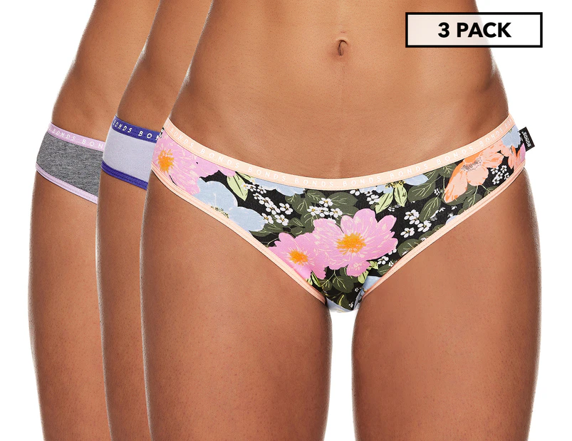 Bonds Women's Bikini Briefs 3-Pack - Multi