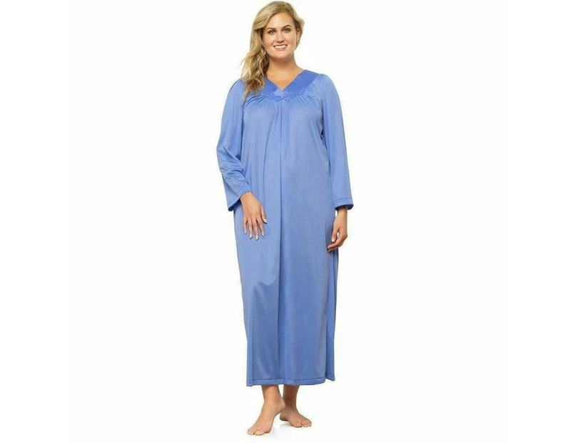 Exquisite Form Long-Length Long-Sleeve Nightgown in Victory Violet