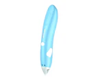 SL-900 3D printing pen Built-in Rechargeable Battery PCL compatible Low Temperature for Children - Blue