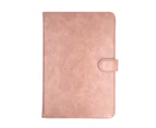 iPad Air 4 10.9"/iPad Pro 11" PU Leather Folio Case Flip Stand Cover with Card Holder Slots, Rose Gold Pink