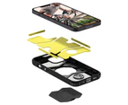 SPIGEN iPhone 13 Case, 6.1" Genuine SPIGEN Gearlock GCF143 Tough Hard Bike Mount Cover for Apple - Black