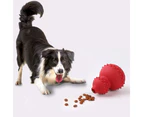 Pet Missed Food Toys Rubber Interactive Molar Dog Toys-Red