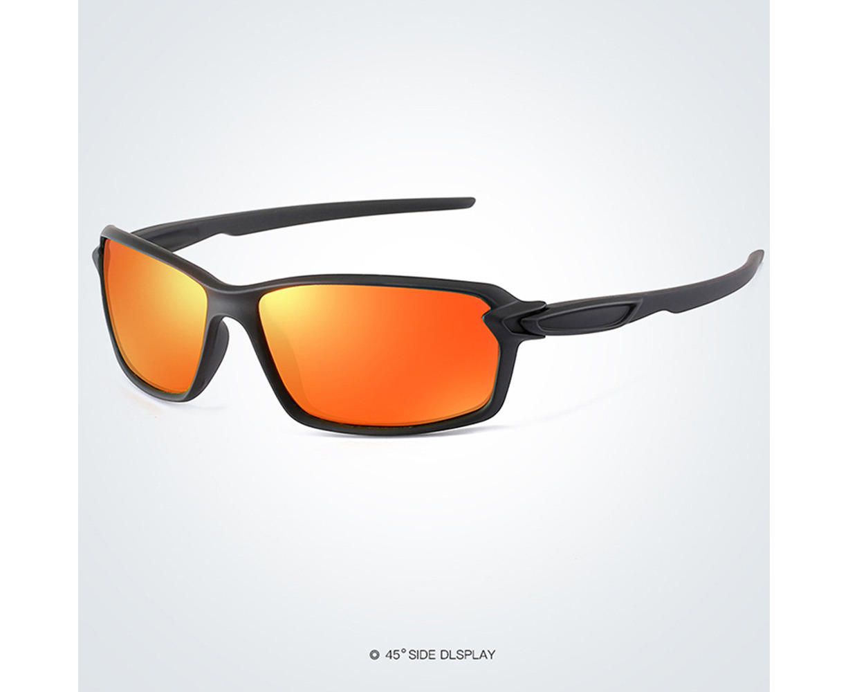 Polarized Flip Up Clip On Sunglasses Fishing Men UV Protection Eye Glasses  - Black Grey