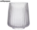 Salt & Pepper 20cm Cedar Vase - Clear