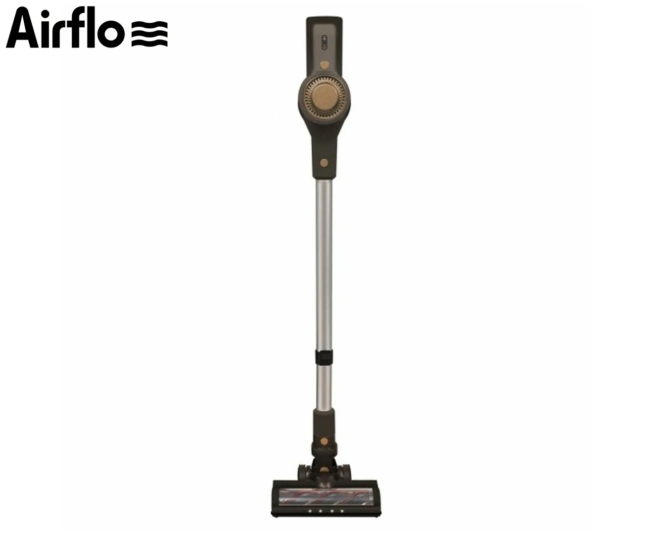 Airflo 39.5cm Rechargeable Stick Vacuum Rug/Floor Handheld Home Cleaner Brown