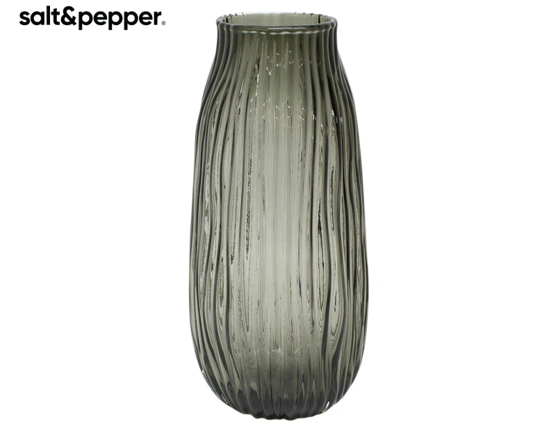 Salt & Pepper 13cm River Vase - Black