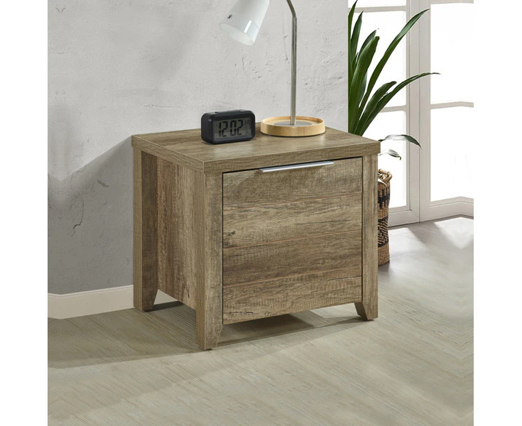 Melbournians Furniture Cielo Bedside Table Oak