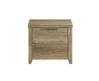 Bedside Table 2 drawers Storage Side Table Night Stand MDF in Oak