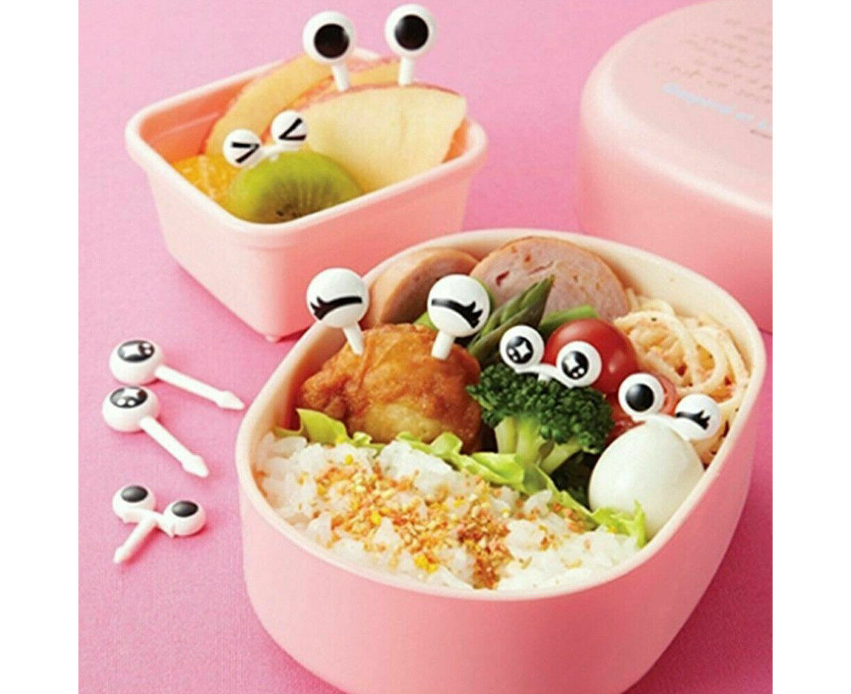 10/50Pcs Mini Animal Food Picks for Kids Cute Food Fruit Fork Bento Box  Decor AU