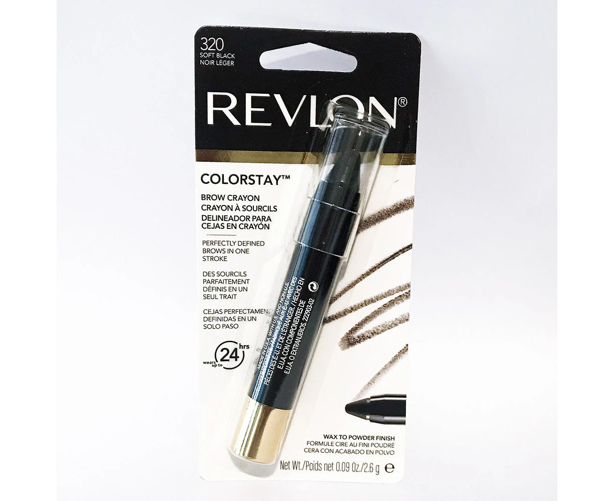 Revlon Colorstay Brow Crayon Soft Black