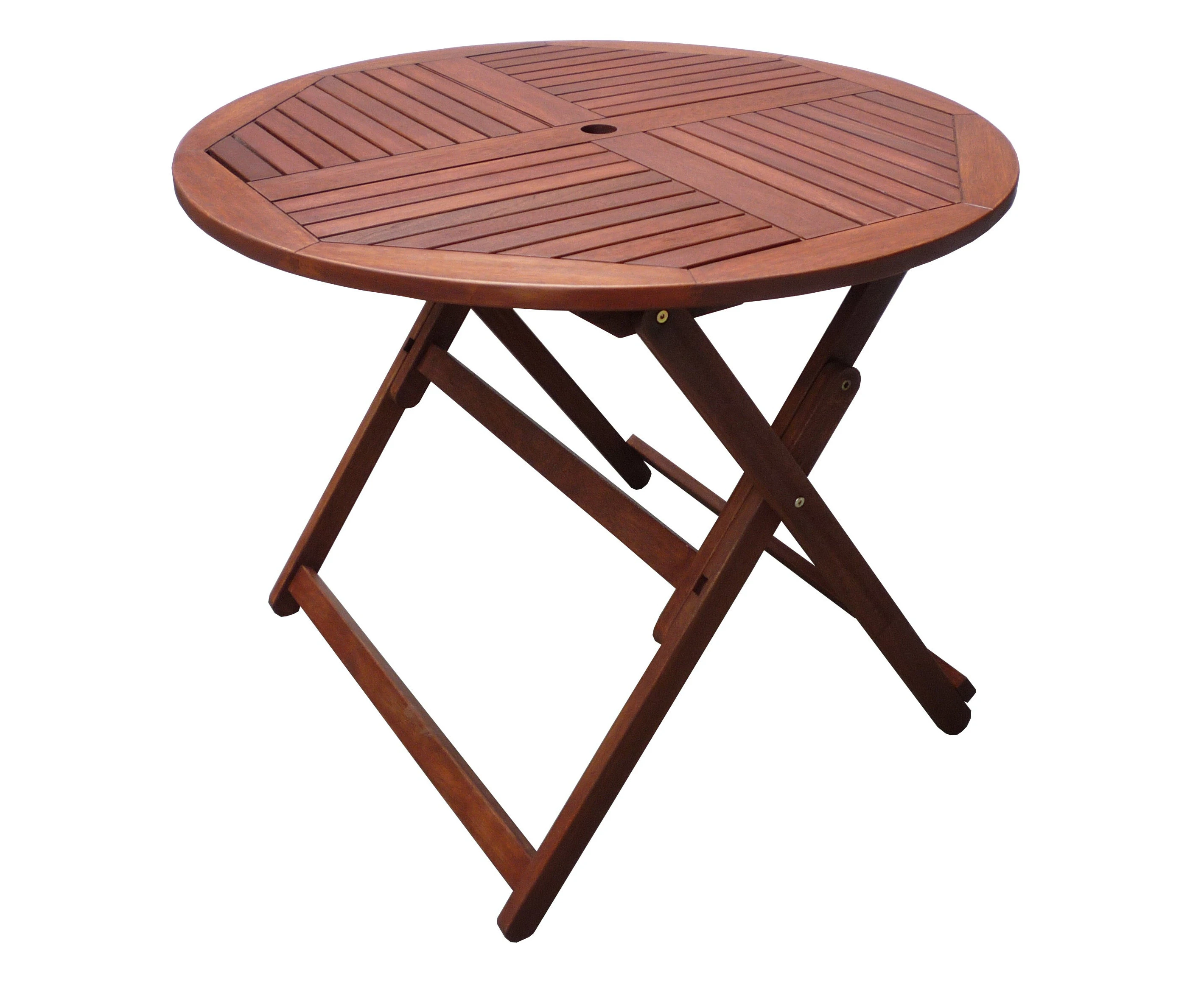 Tropical Round Folding Table