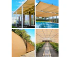 InstaHut 50% Shade Cloth 1.83x50m Shadecloth Sail Heavy Duty Beige