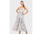 Evie Maxi Jumpsuit in floral print