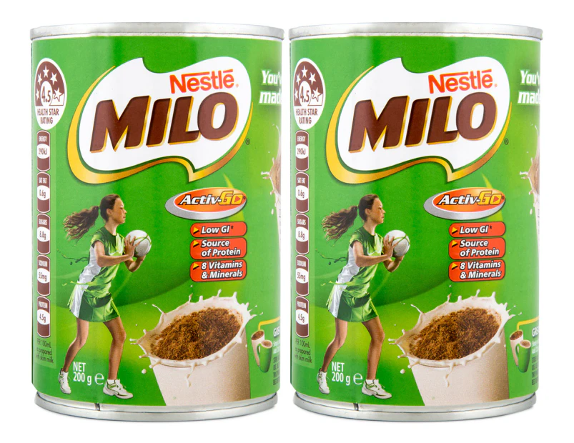 2 x Nestle Milo 200g