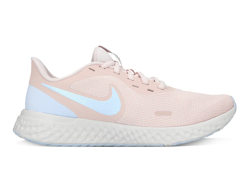 Nike Women's Revolution 5 Running Shoes - Barely Rose/Hydrogen Blue/Metallic Pewter