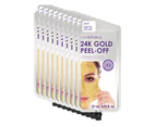 Skin Republic 10 Pack 24K Gold Peel-Off Face Mask