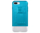 Spigen iPhone 8 Plus / 7 Plus Case, Genuine SPIGEN Dual Layer Air Cushion Classic C1 Cover [Colour:Blueberry]