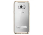 Spigen Galaxy S8 Plus case, Genuine SPIGEN Crystal Hybrid Metal Kickstand Cover [Colour: Gold Maple]