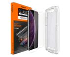 Spigen iPhone 11 Pro Max / XS Max Screen Protector, Genuine SPIGEN GLAS.tR EZ Fit Tempered Glass for Apple [Colour:Clear]