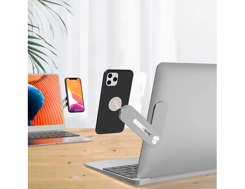 Laser Mobile Phone Holder for Laptop and Car Multi-Purpose Magnetic Mount