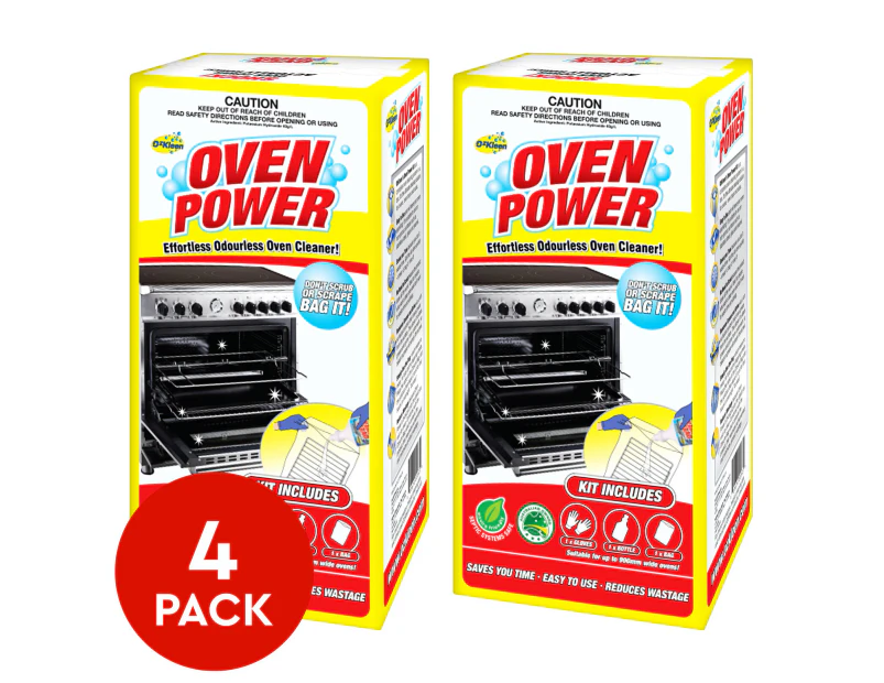 4PK Oven Power Cleaning Kit