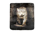 Soft 3D Animal Print Faux Mink Blanket Queen Leopard