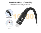 CableCreation USB 4 Type C Cable 0.8M 40Gbps 100W PD Charging Thunderbolt 4/3 - Black