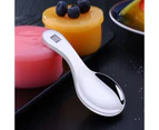 Stainless Steel Short Coffee Spoon - Silver