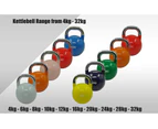 12kg Steel Pro Grade Competition Kettlebell Weight - Home Gym Strenth Training