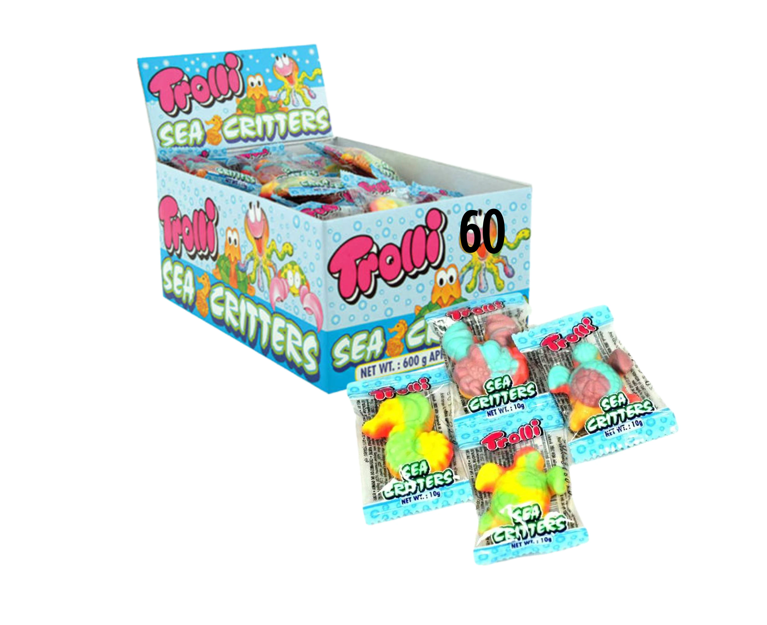 Trolli Sea Critters 9g - 60 Piece Pack