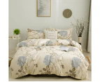 Artistic Floral Quilt/Doona/Duvet Cover Set (Queen/King Super King Size Bed) M405