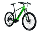 Ignite Adult Puma Hardtail Rechargeable Electric Mountain eBike Bicycle GRN 15+