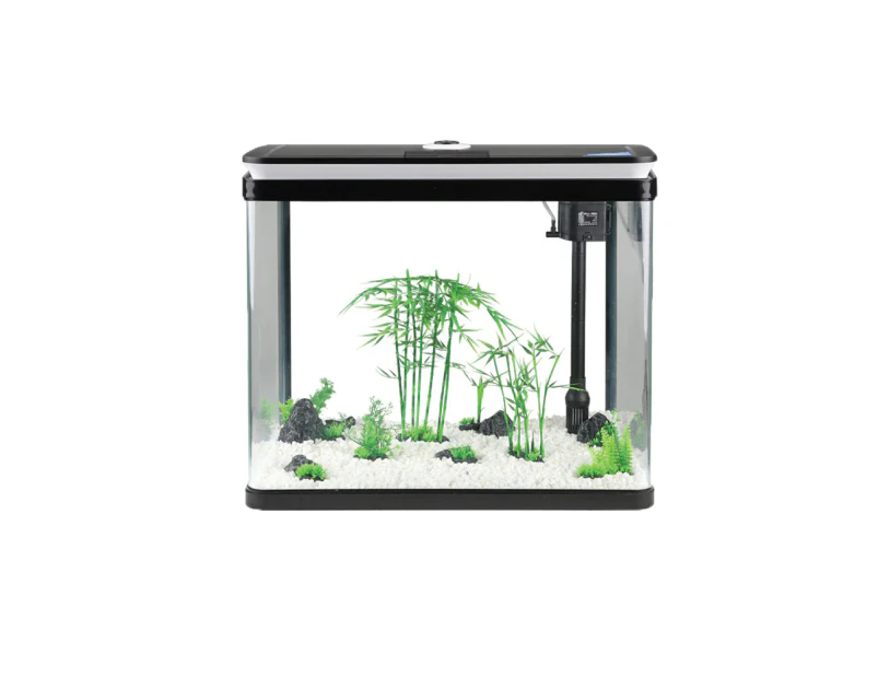 SUNSUN 29L aquarium fish tank with LED light and filtration system