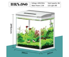 SUNSUN 28L aquarium fish tank with LED light and filtration system