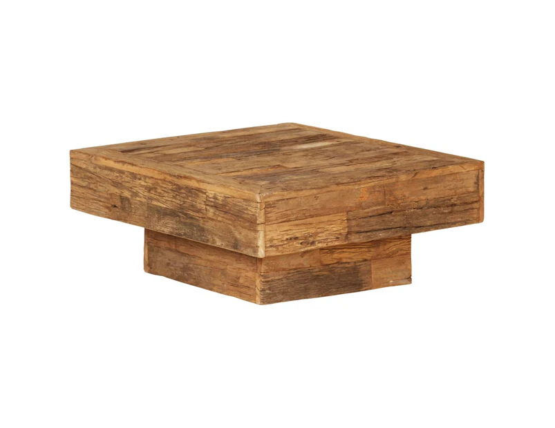 vidaXL Coffee Table Solid Reclaimed Wood 70x70x30 cm