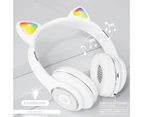 CT-930 Headphone Bluetooth-compatible 5.0 Cute Cat Ear Shape Foldable Headset for Phone