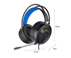 PSH-200 Wired Headphone Stereo Sound Effect Noise Reduction Cat Ear Shape HiFi Head-mounted Earphone for Listening to Music
