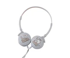 Wired Headphone Over Ear HiFi Sound Quality 3.5mm Jack Cute Cartoon Cat Pattern Folding Headset for Girls