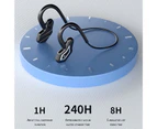 Bone Conduction Earphone Ear Hook Built-in Memory IPX5 Waterproof Sports Wireless Bluetooth-compatible Headphones for Running-Black A